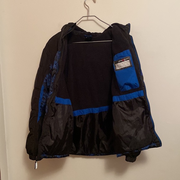 Blue/black puffer jacket for boys - Picture 9 of 11